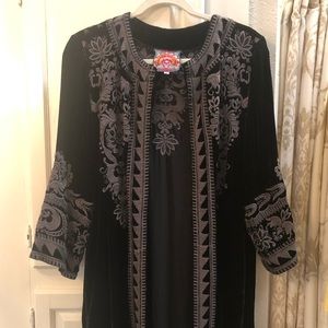 COPY - Johnny Was Size Sm Velvet Long Jacket Worn…